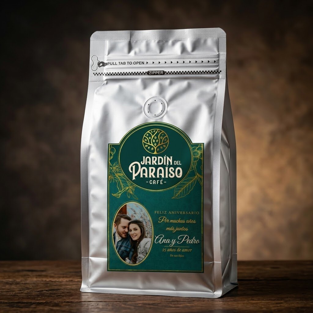 Café personalizado para regalo x 500 g